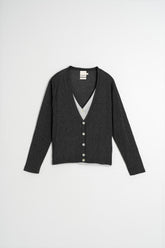 CHAQUETA EFECTO DOBLE PRENDA
