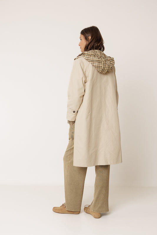 GABARDINA REVERSIBLE CUADROS 3