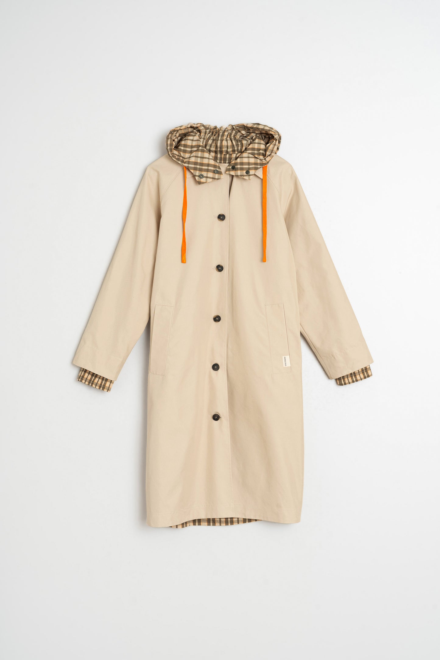 GABARDINA REVERSIBLE CUADROS