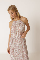 VESTIDO HALTER ESTAMPADO