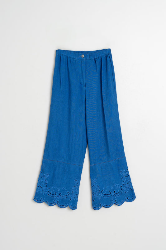 PANTALON BAJO BORDADO 5
