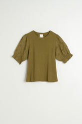 CAMISETA MANGAS GLOBO