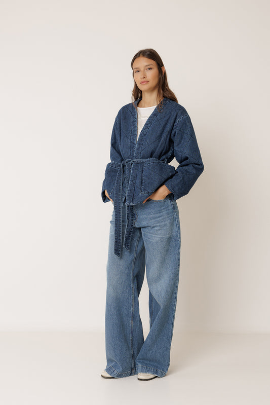 [CL] QUILTED KIMONO JACKET 1