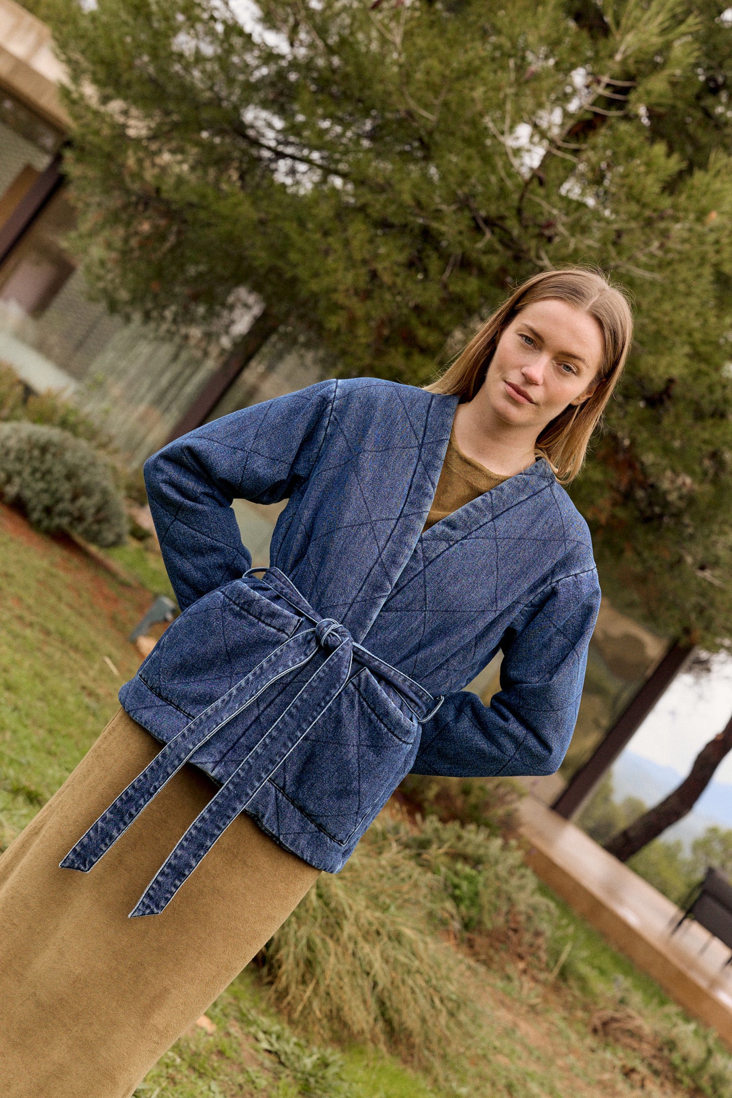 CHAQUETA KIMONO ACOLCHADO