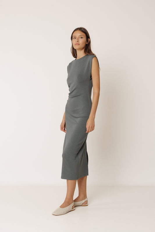 VESTIDO AJUSTADO PLIEGUES 2
