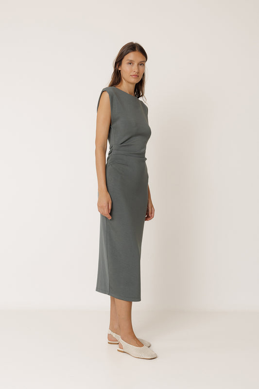 VESTIDO AJUSTADO PLIEGUES 3