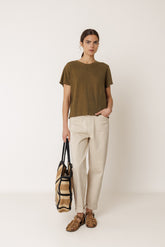 CAMISETA CROPPED RIB