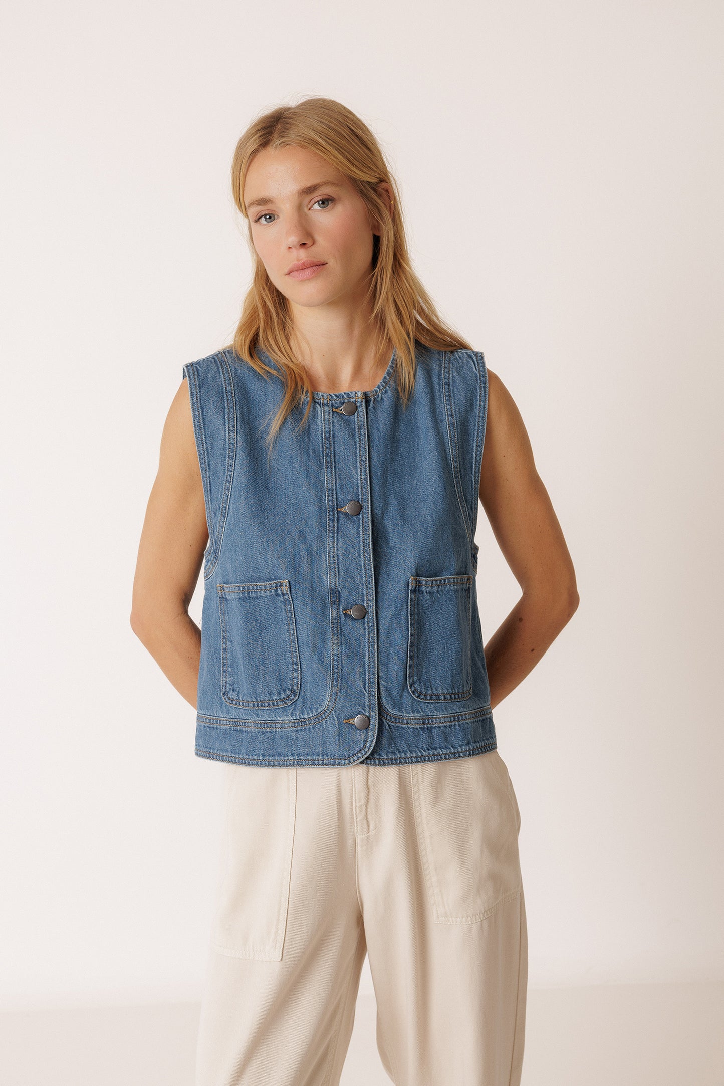 CHALECO DENIM
